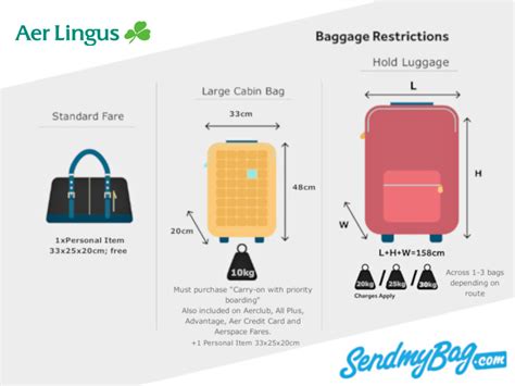 aer lingus checked bag dimensions.